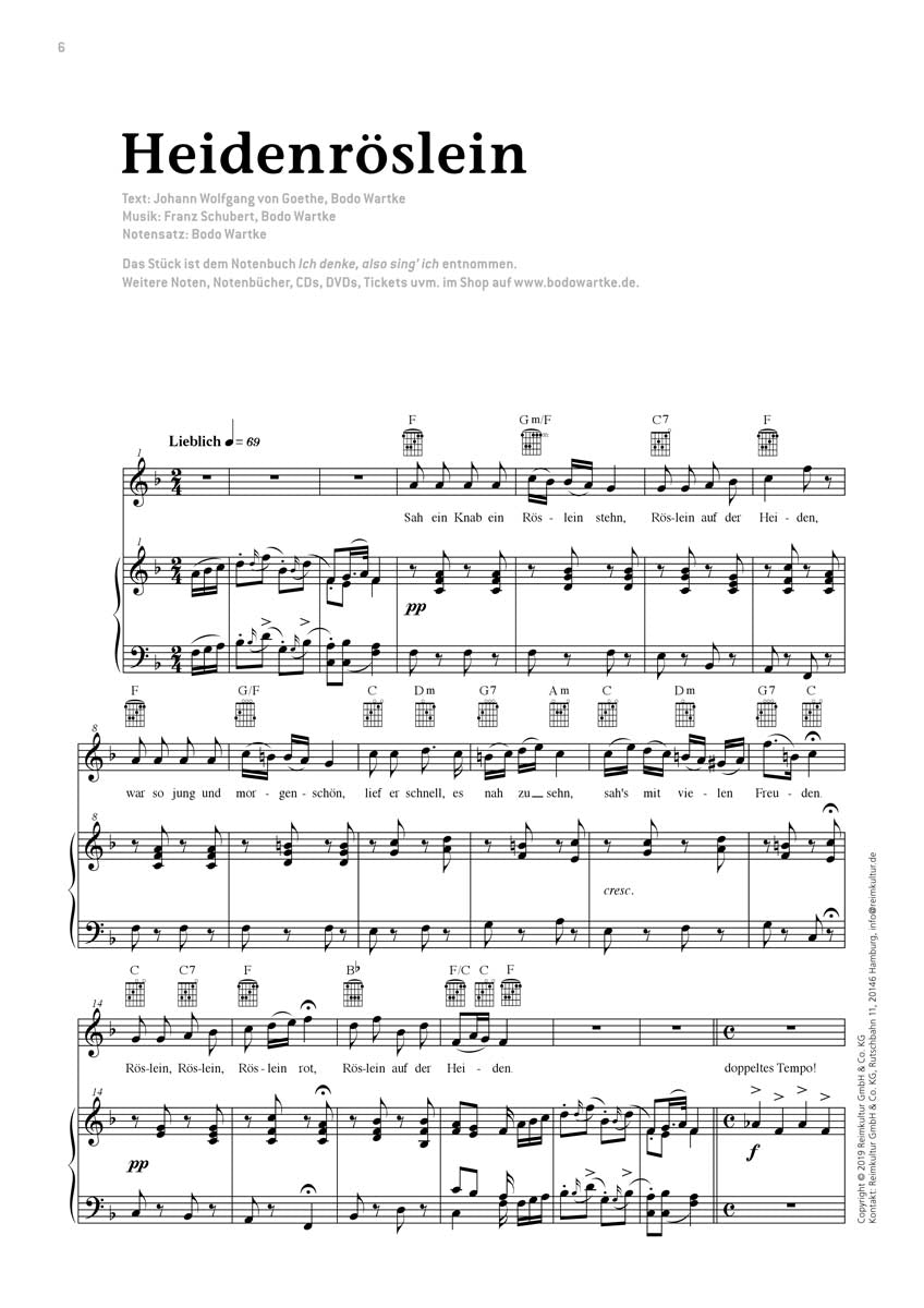 Bodo Wartke – Noten PDF