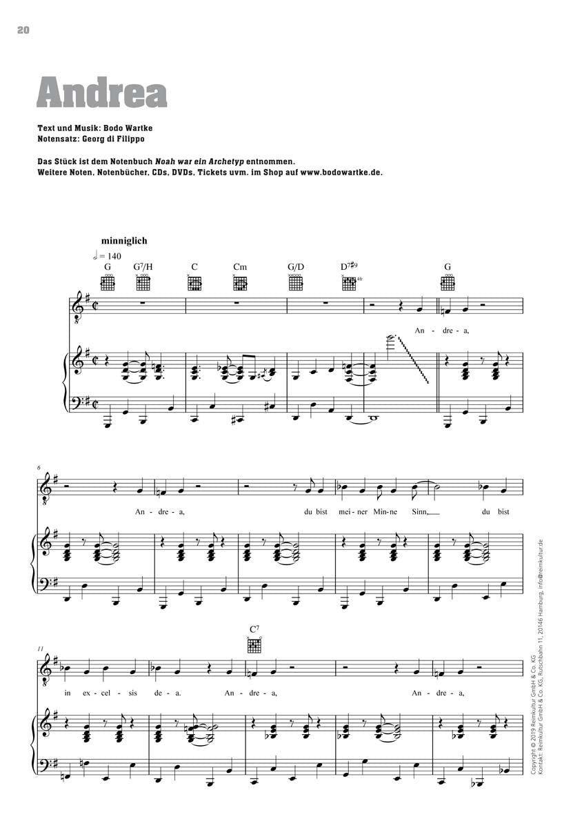 Bodo Wartke – Noten PDF