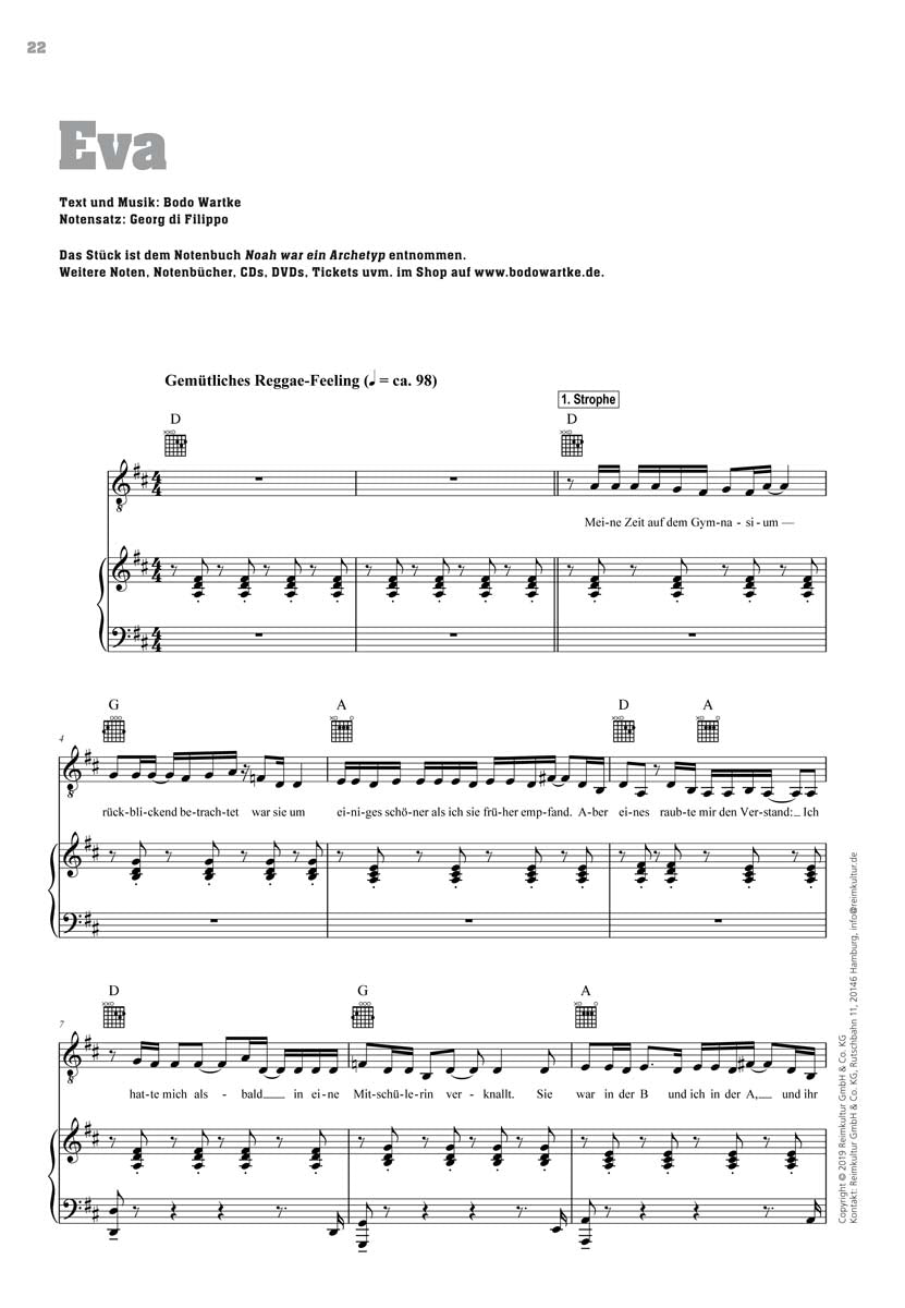 Bodo Wartke – Noten PDF