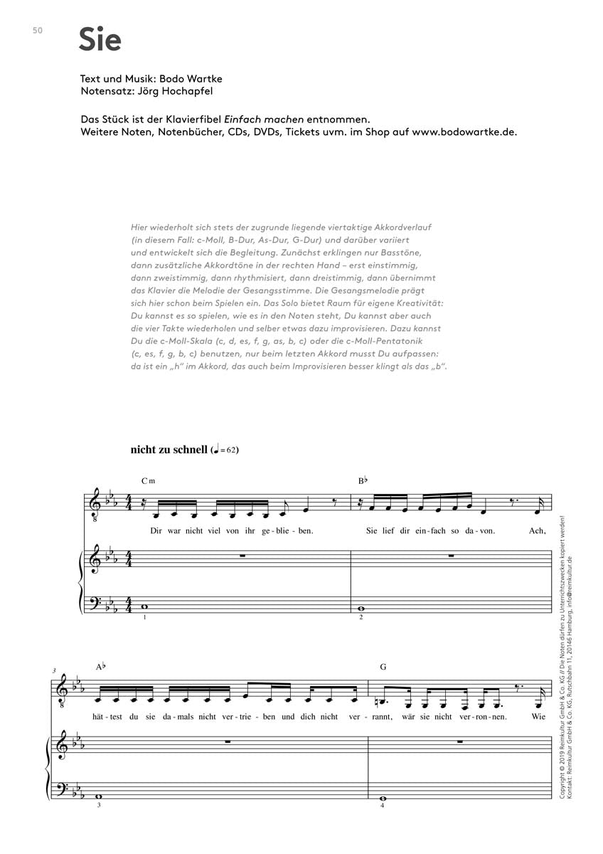Bodo Wartke – Noten PDF