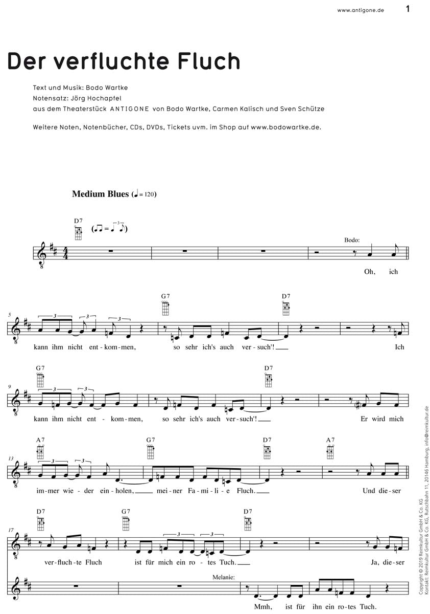 Bodo Wartke – Noten PDF