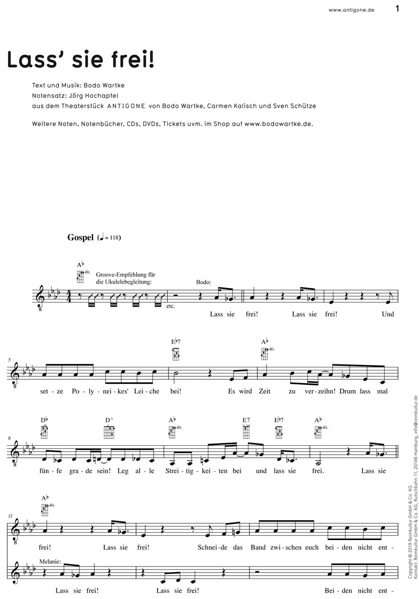 Bodo Wartke – Noten PDF