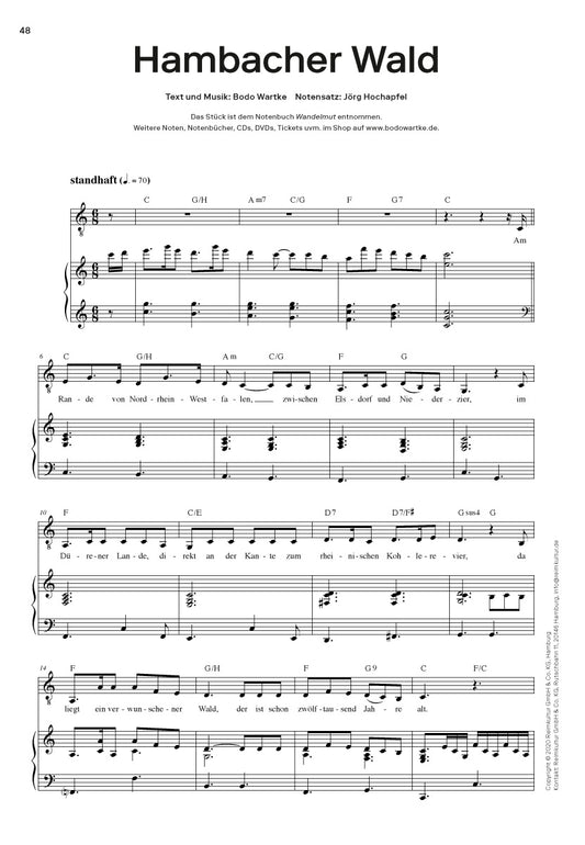 Bodo Wartke – Noten PDF