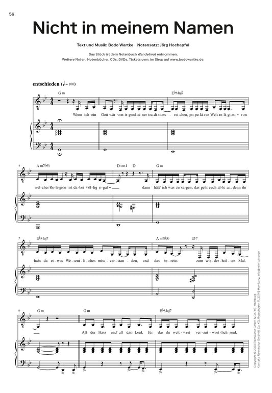 Bodo Wartke – Noten PDF