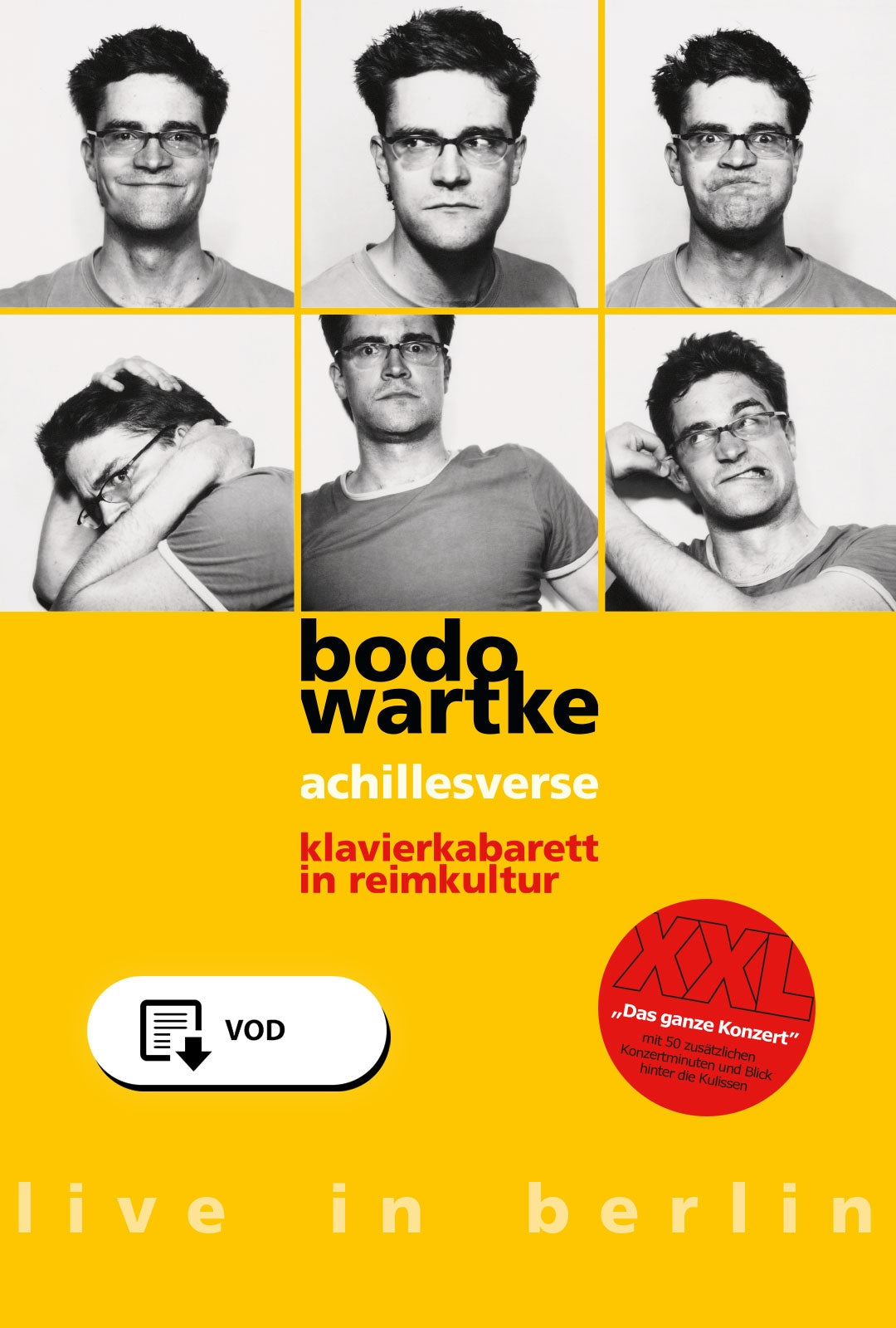 Achillesverse live - XXL - Download-Video – Bodo Wartke Shop