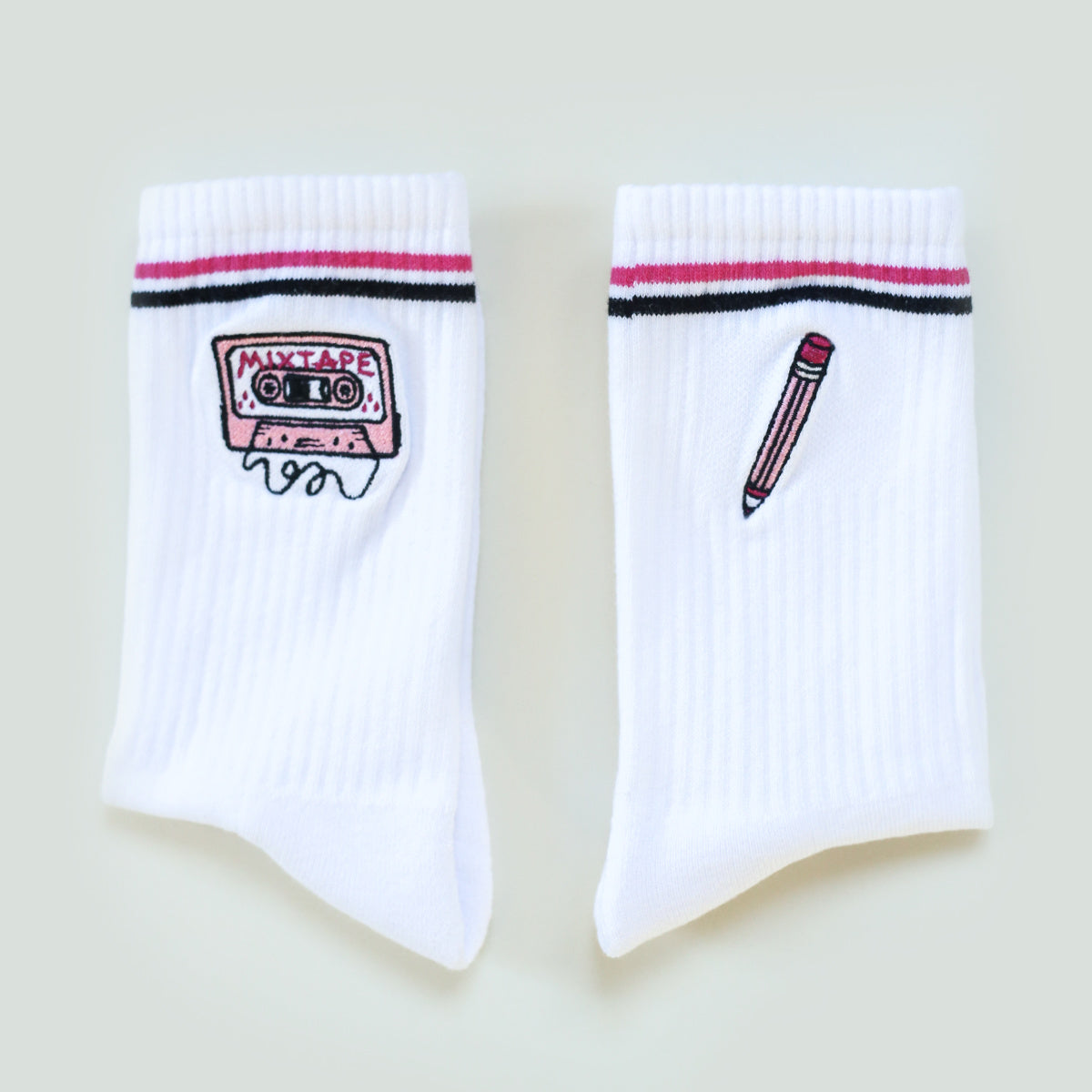 Mixtape + Bleistift - Socken