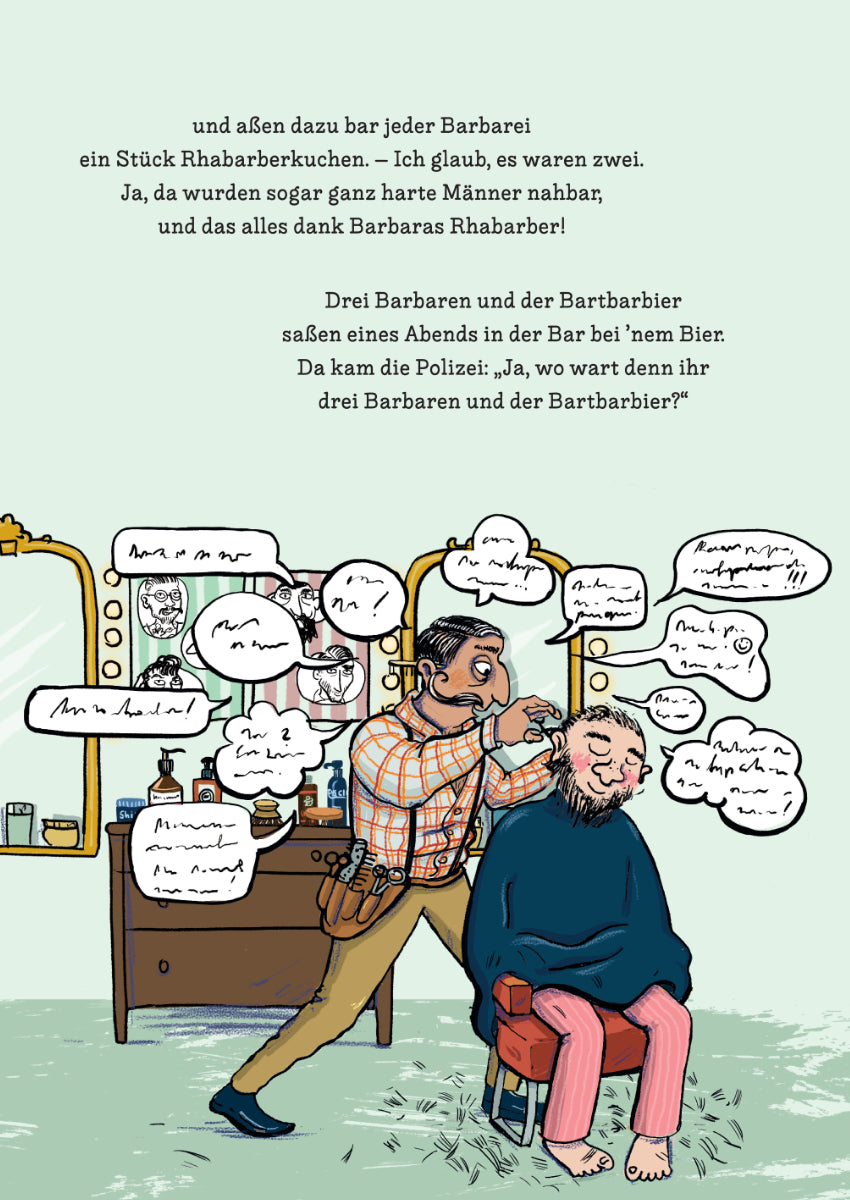 In Barbaras Rhabarberbar wird niemals der Rhabarber rar - Zungenbrechergeschichten - Buch