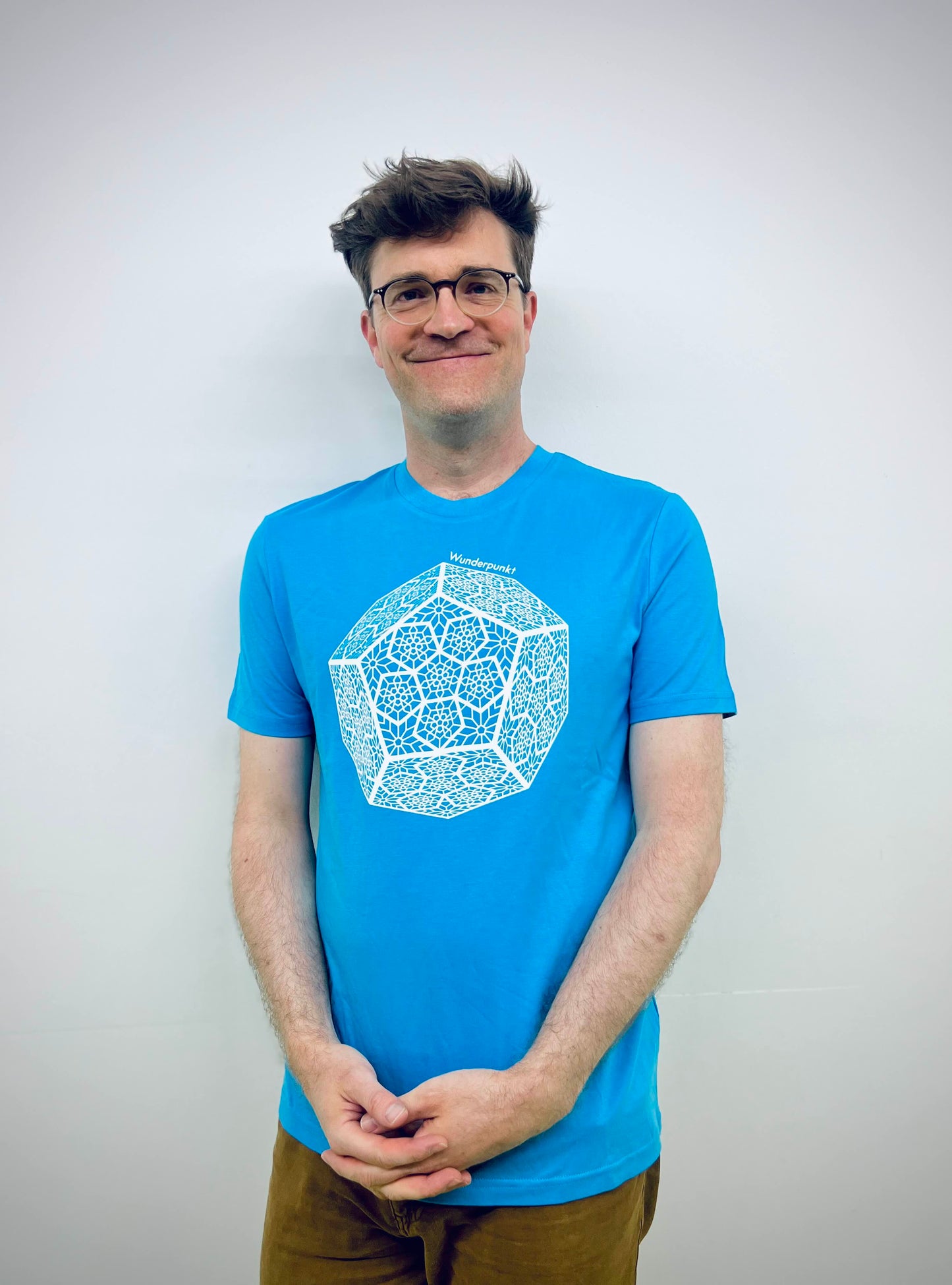 Dodekaeder T-Shirt (Aqua Blue)