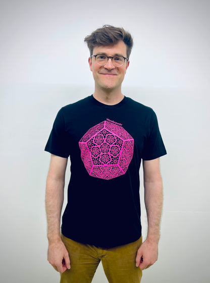 Dodekaeder T-Shirt (Schwarz)