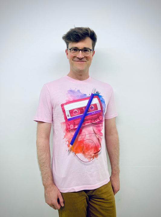 Mixtape T-Shirt (Cotton Pink)