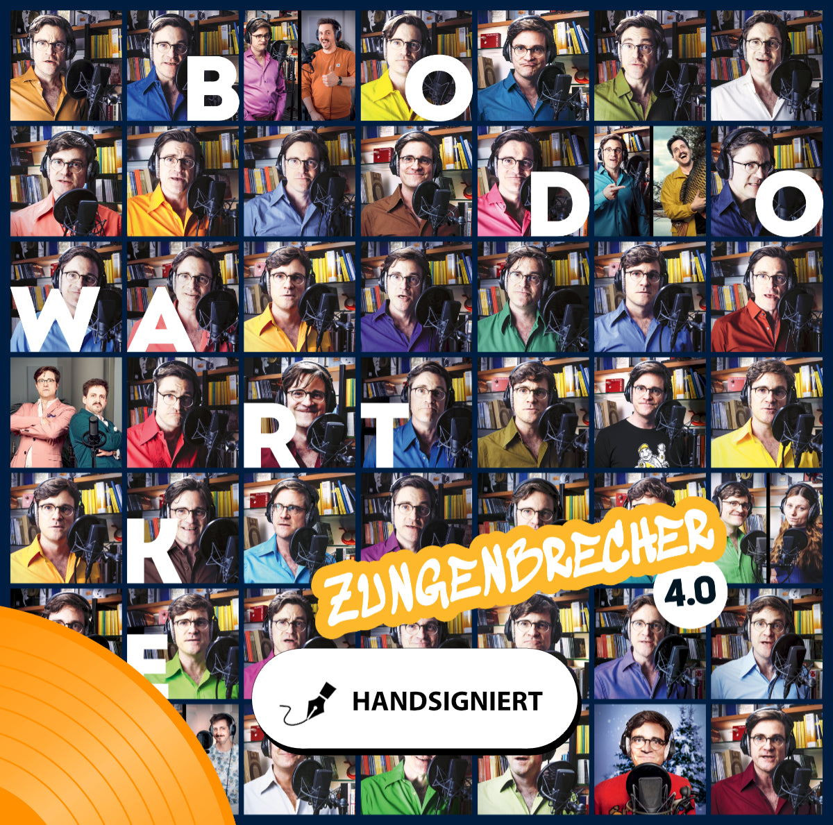 Zungenbrecher 4.0 - handsigniert - LP (orange)
