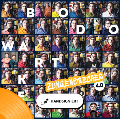 Zungenbrecher 4.0 - handsigniert - LP (orange)
