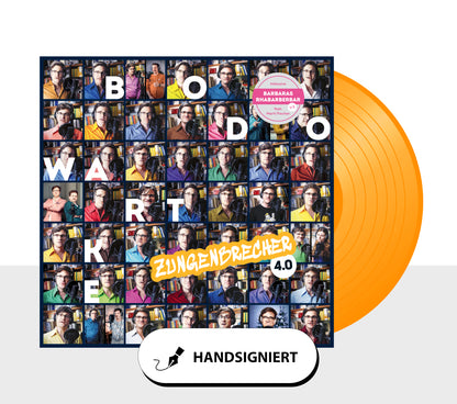 Zungenbrecher 4.0 - handsigniert - LP (orange)