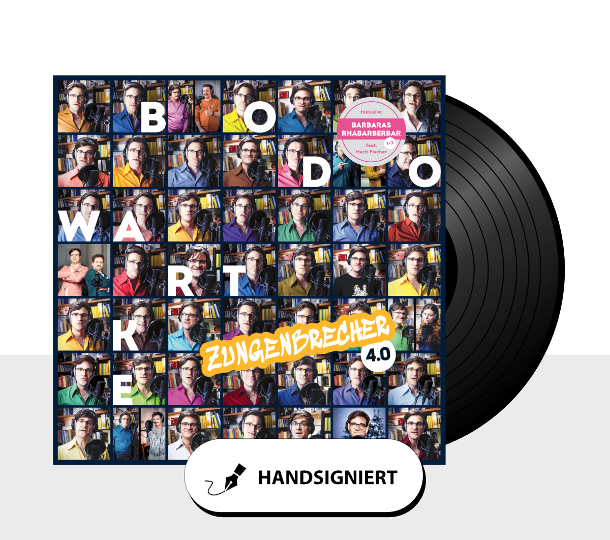 Zungenbrecher 4.0 - handsigniert - LP (schwarz)